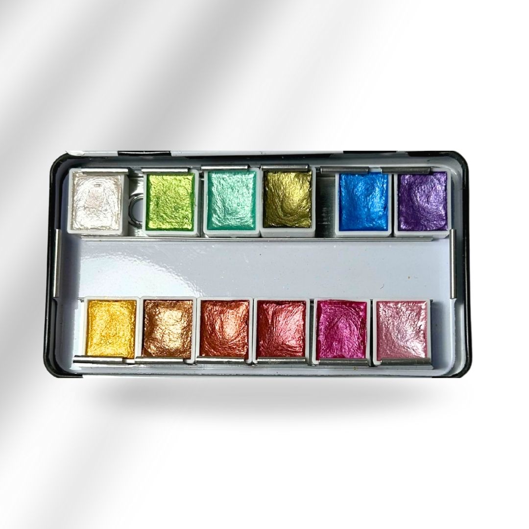 Farby akwarelowe metaliczne - obrazek 2