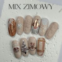 Mix zdobień zimowych