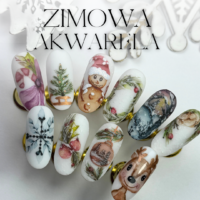 Zimowa Akwarela